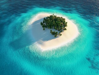 Secluded Tropical Island Paradise
