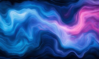 Obraz premium Abstract Swirls of Blue and Purple