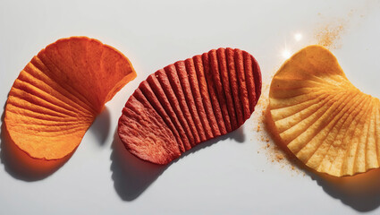 Obraz premium Multicolored potato chips