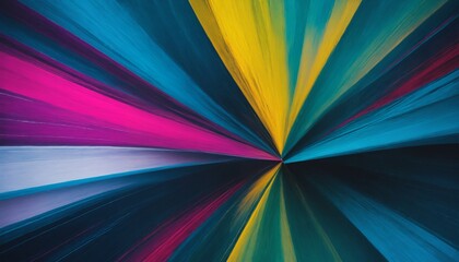 Abstract lines of bright colors