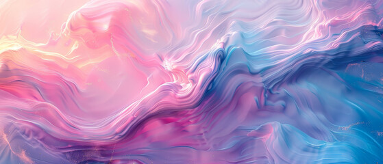 A vibrant abstract background with flowing pink and blue colors, evoking sense of calm and creativity.