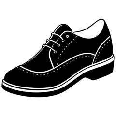 Shoe cartoon isolated on white, shoe vector illustration, pair of shoes vector art, pair of shoes silhouette, Animal icon, shoes line art, eps