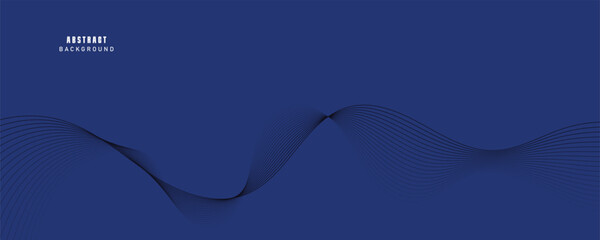 Abstract background with blue wavy lines. EPS10