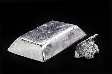 manganese nugget and ingot, metal used in the manufacture of met
