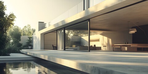 Modern Minimalist Home with Swimming Pool