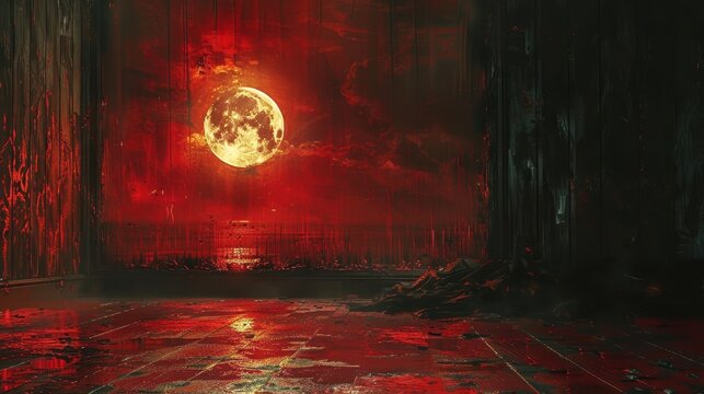 Bloodsplattered Window Clings with Sinister Eyes