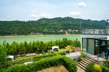 Fototapeta premium The Garden of a Resort Hotel