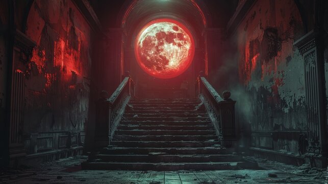 Bloodstained Walls of a Haunted Mansion