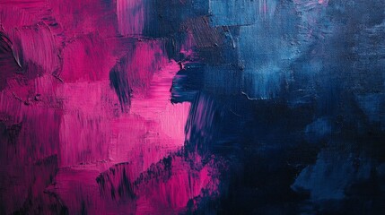 Art modern oil and acrylic smear blot canvas painting wall. Abstract texture color stain brushstroke texture background , ai