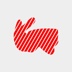 Obraz premium abstract line vector shape grunge