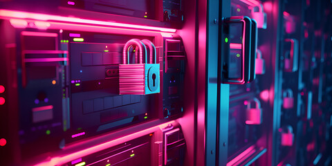 Obraz premium Strengthening Cybersecurity: The Role of Advanced Data Protection, The Future of Data Security: Protecting Information in the Digital Era