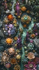 Fototapeta premium Crystal Garden.