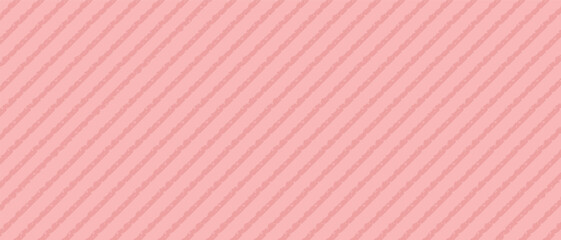 ストライプ・ボーダーの背景　バナー　ピンク　春　パターン素材　Pink cute stripe pattern background