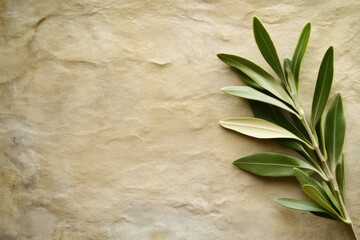 Peaceful Symbol: Olive Branch on Memorial