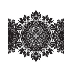 Ornamental luxury mandala pattern design