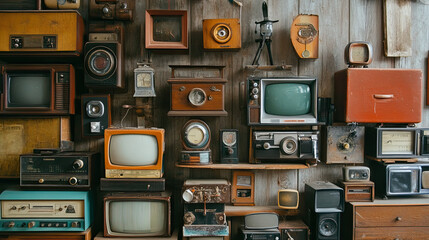 Obraz premium graphic resource for nostalgic