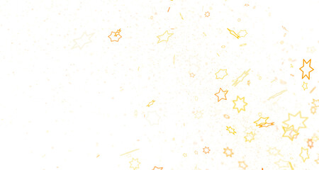 Holiday Stardust Rain: Brilliant 3D Illustration Showcasing Descending Christmas Stars