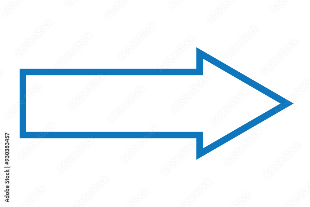 Poster black arrow pointing right. arrow shape element