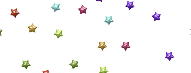 Colorful Rainfall: Lose Yourself in a Mesmerizing 3D Stars Downpour