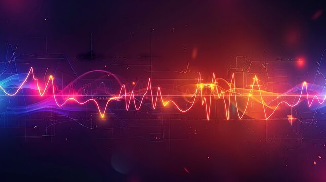 Heartbeat pule line illustration background. ECG hospital diagnosis test, emergency life case