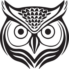 owl on a white background