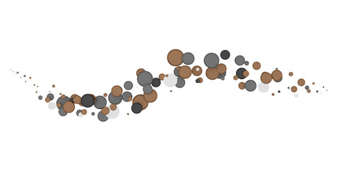 Confetti, paper triangle on the floor, fancy, colorful, celebration party