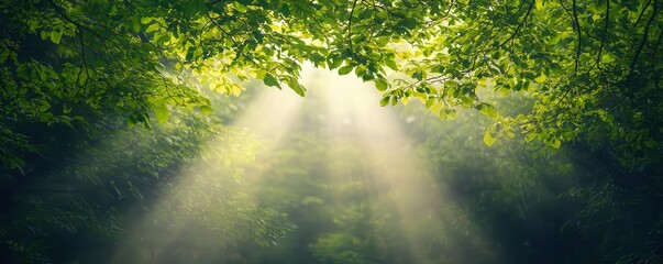 Soft light through trees over a therapists office, representing hope and mental healing