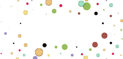 Multicolor confetti abstract background with a lot of falling pieces, isolated on a white background. Festive decorative tinsel element for design