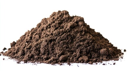 Pile of Ground Coffee Beans