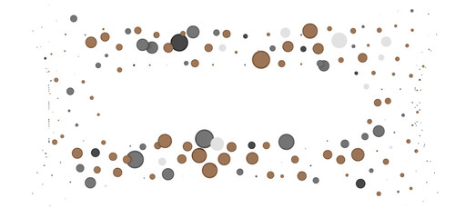 Multicolor confetti abstract background with a lot of falling pieces, isolated on a white background. Festive decorative tinsel element for design