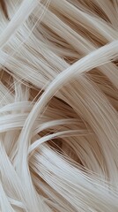 Nylon strands intertwining to create a smooth durable texture