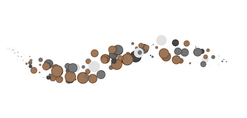 confetti png. Gold confetti falls from the sky. Glittering confetti on a transparent background. Holiday,