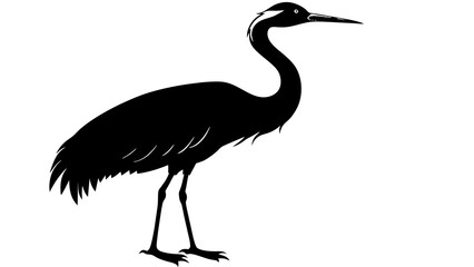 Obraz premium Crane vector art and illustration
