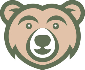 bear head vector