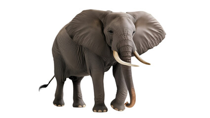 Obraz premium elephant isolated on white background