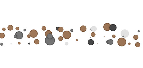 Multicolor confetti abstract background with a lot of falling pieces, isolated on a white background.