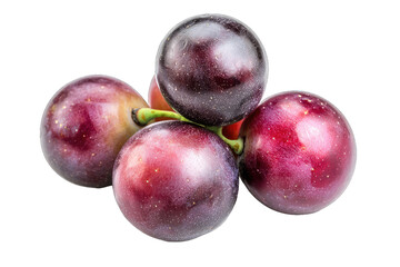 Obraz premium Fresh and juicy grapes with a rich purple hue, perfect for healthy snacking or adding to desserts and salads.