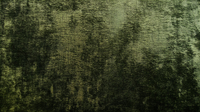 Green velvet texture background.