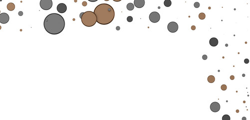  Multicolored confetti on white