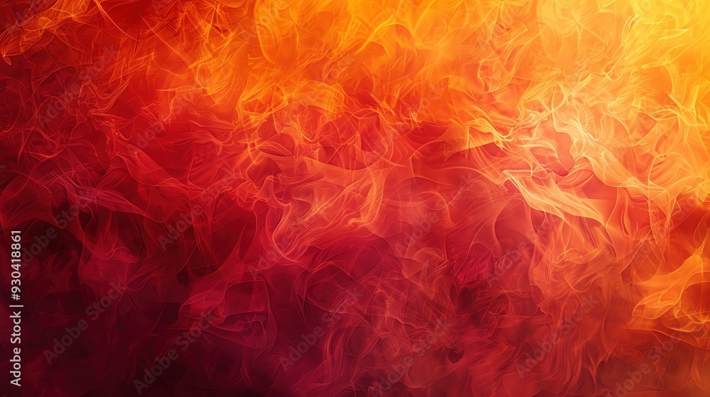 Poster dynamic fiery background with vivid orange and red hues creating a captivating and energetic visual 