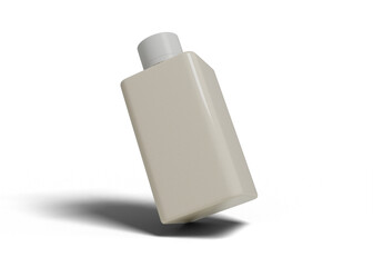 Fresh Milk Glass Bottle Mockup
