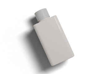 Fresh Milk Glass Bottle Mockup