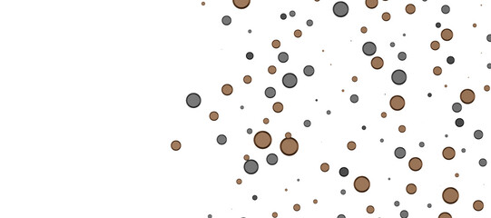 gold  Burst: Astonishing 3D Illustration of Bursting gold Confetti