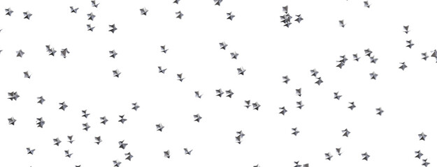 XMAS Stars - Festive christmas card. Isolated illustration white background. -