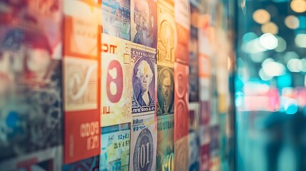 Close-up of Global E-commerce Site Displaying Diverse Promotional Banners with Multiple Currencies