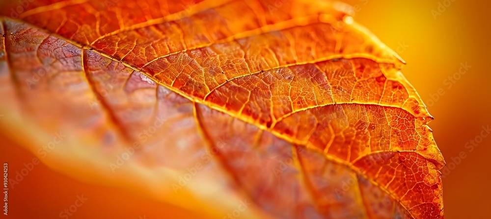 Poster a background image with the textures of an autumn leaf