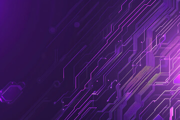 Abstract image of a circuit board with glowing lines and nodes on a pink gradient background. The intricate network of connections creates a modern, tech-inspired visual. Copy space available