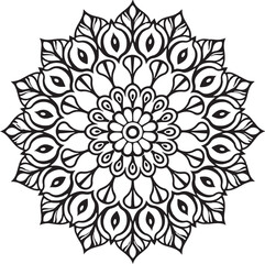 Luxury Mandala Background Design Template
