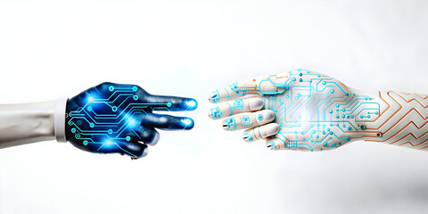 Ethical AI Elements Concept - Abstract Vector Design Symbolizing AI Ethics in Development, Isolated on White Background for Photo Stock