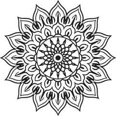 Luxury Mandala Background Design Template
